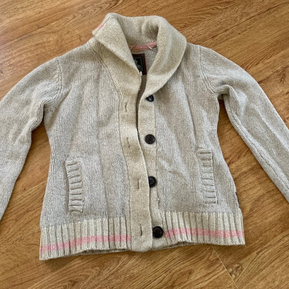 Roots wool cardigan